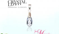 Нежна кристална капка от чист безцветен кристал Swarovski от онлайн бутик „Маркиза” /www.boutique-marquise.com/