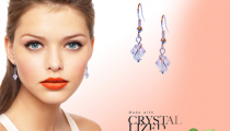 Изящни обици с неподправения блясък на кристалите Swarovski от онлайн бутик „Маркиза” /www.boutique-marquise.com/